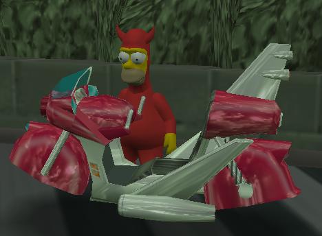 Simpsons Hit And Run Hoverbike